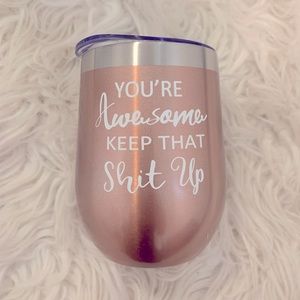 Rose Gold Wine/Coffee Insulated Tumbler 💕💕